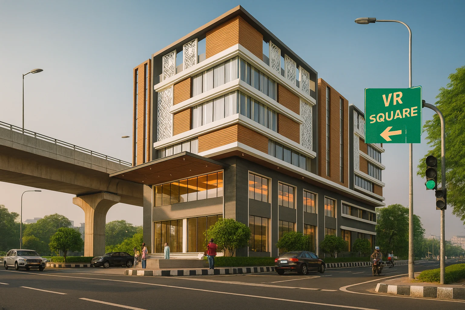 Architectural visualisation of VR Square